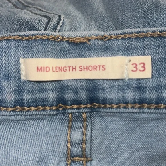 Levi Strauss & Co Jean Shorts mid-Length - Picture 5 of 7